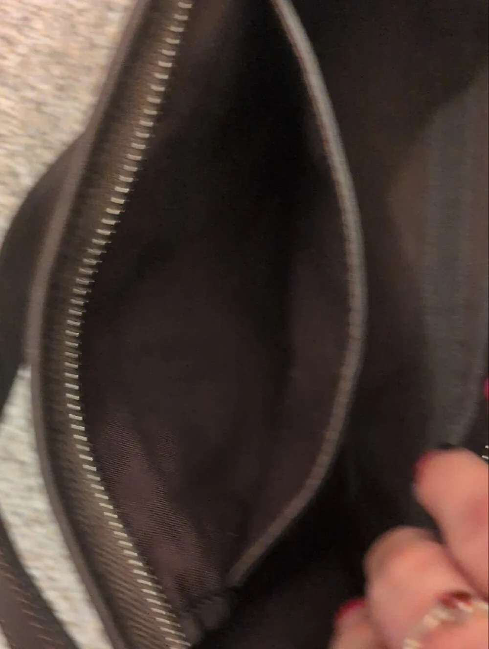 Coach Hampton Khaki and Chocolate Signature Stripe Shoulder Bag
